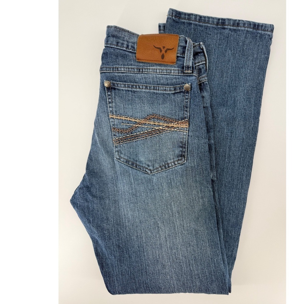 29x32 Wrangler 20X Blue Bootcut Jeans